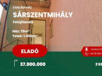 Eladó családi ház, Sárszentmihályon 37.9 M Ft, 2 szobás