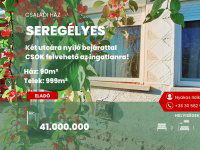 Eladó családi ház, Seregélyesen 41 M Ft, 3 szobás