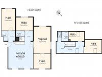 Eladó téglalakás