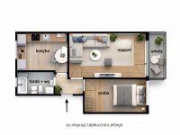 Eladó téglalakás, Gyöngyösön 32.9 M Ft, 2 szobás