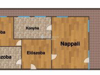 Eladó téglalakás