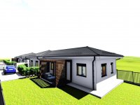 Eladó ikerház, Nyírpazonyon 76 M Ft, 2+2 szobás