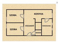 Eladó téglalakás