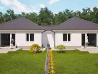 Eladó ikerház, Vácrátóton 96.5 M Ft, 4 szobás