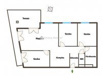 Eladó téglalakás, XIII. kerületben 245 M Ft, 4 szobás