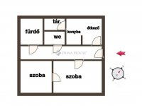 Eladó téglalakás, Kecskeméten 49.99 M Ft, 2 szobás