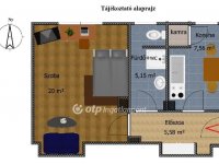 Eladó téglalakás, Budapesten, IV. kerületben 46.5 M Ft, 1 szobás