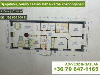Eladó családi ház, Ócsán 105 M Ft, 1+4 szobás