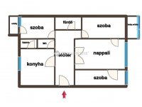 Eladó téglalakás, Kecskeméten 69.9 M Ft, 4 szobás
