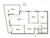 Eladó téglalakás, XIII. kerületben 245 M Ft, 4 szobás
