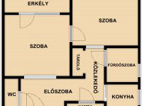 Eladó téglalakás, XVI. kerületben 66.5 M Ft, 2 szobás