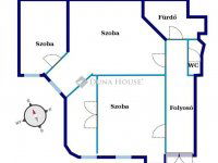 Kiadó iroda, V. kerületben 600 E Ft / hó, 3 szobás