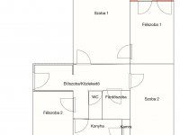 Eladó panellakás, XV. kerületben 79.9 M Ft, 2+2 szobás