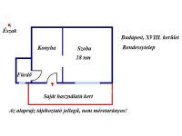 Eladó téglalakás, XVIII. kerületben 35.5 M Ft, 1 szobás