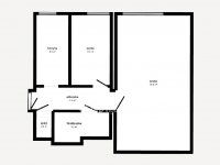 Eladó téglalakás, Miskolcon 26.5 M Ft, 1+1 szobás