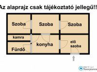 Eladó családi ház, Hódmezővásárhelyen 7.5 M Ft, 3 szobás