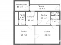 Eladó családi ház, Hódmezővásárhelyen 39.7 M Ft, 3 szobás