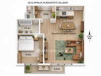 Eladó téglalakás, XIII. kerületben 84.99 M Ft, 2 szobás