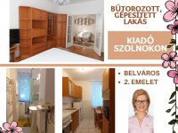 Kiadó téglalakás, albérlet, Szolnokon 140 E Ft / hó, 1+2 szobás