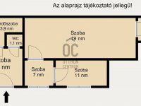 Eladó téglalakás, V. kerületben 117 M Ft, 3 szobás