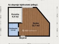 Eladó téglalakás, Győrött 41.9 M Ft, 1 szobás