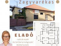 Eladó ipari ingatlan, Zagyvarékason 12.9 M Ft