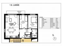 Eladó téglalakás, Komáromban, Laktanya közben 75.9 M Ft
