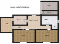 Eladó családi ház, Ráckeresztúron 70.5 M Ft, 2+1 szobás