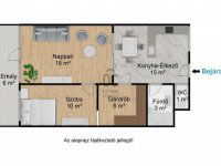 Eladó téglalakás, XX. kerületben 63.9 M Ft, 2 szobás