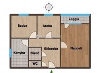 Eladó panellakás, XI. kerületben 81 M Ft, 3 szobás
