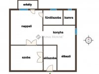 Kiadó téglalakás, albérlet, Pécsett 170 E Ft / hó, 2 szobás