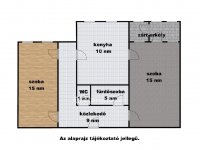 Eladó téglalakás