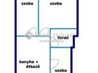 Eladó téglalakás