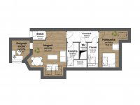Eladó téglalakás