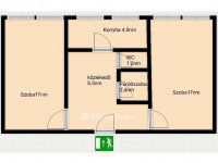 Eladó panellakás, III. kerületben 62.9 M Ft, 2 szobás