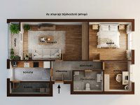 Eladó téglalakás, Gyöngyösön 48.8 M Ft, 3 szobás