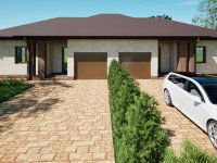 Eladó ikerház, Nyírpazonyon 76 M Ft, 3 szobás