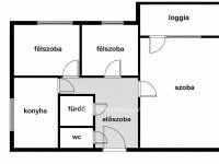 Eladó panellakás, III. kerületben 73.99 M Ft, 1+2 szobás
