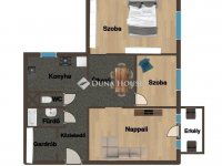 Eladó panellakás, XVIII. kerületben 79.9 M Ft, 2+1 szobás