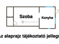 Eladó téglalakás, Pécelen 20 M Ft, 1 szobás