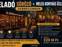 Eladó üzlethelyiség, Debrecenben 220 M Ft / költözzbe.hu