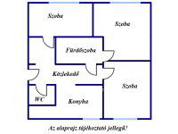 Eladó téglalakás
