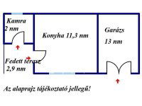 Eladó családi ház, Pusztamonostoron 16.8 M Ft, 2+1 szobás
