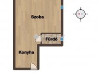Eladó téglalakás, Budapesten, X. kerületben 21.6 M Ft, 1 szobás