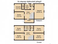 Eladó családi ház, Debrecenben 94.9 M Ft, 2+4 szobás