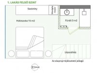 Eladó téglalakás, VI. kerületben 55 M Ft, 2 szobás