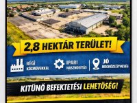 Eladó ipari ingatlan, Nyírlugoson 150 M Ft / költözzbe.hu
