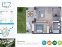 Eladó téglalakás, Balatonlelleén 74.99 M Ft, 2 szobás