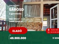 Eladó családi ház, Sárosdon 49.9 M Ft, 5 szobás