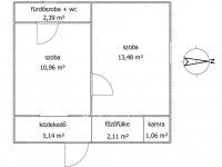 Eladó ikerház, Pécsett 8 M Ft, 2 szobás / költözzbe.hu